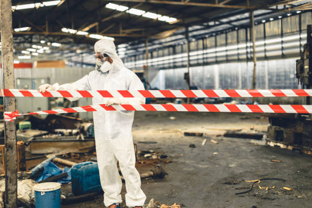 Professional Unattended Death Cleanup technician working in Slinger, WI